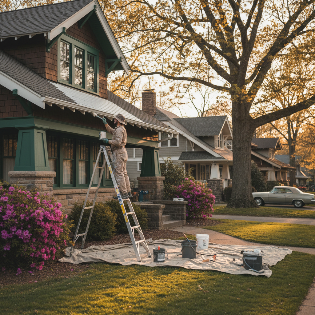 Professional exterior painting in Raleigh, NC